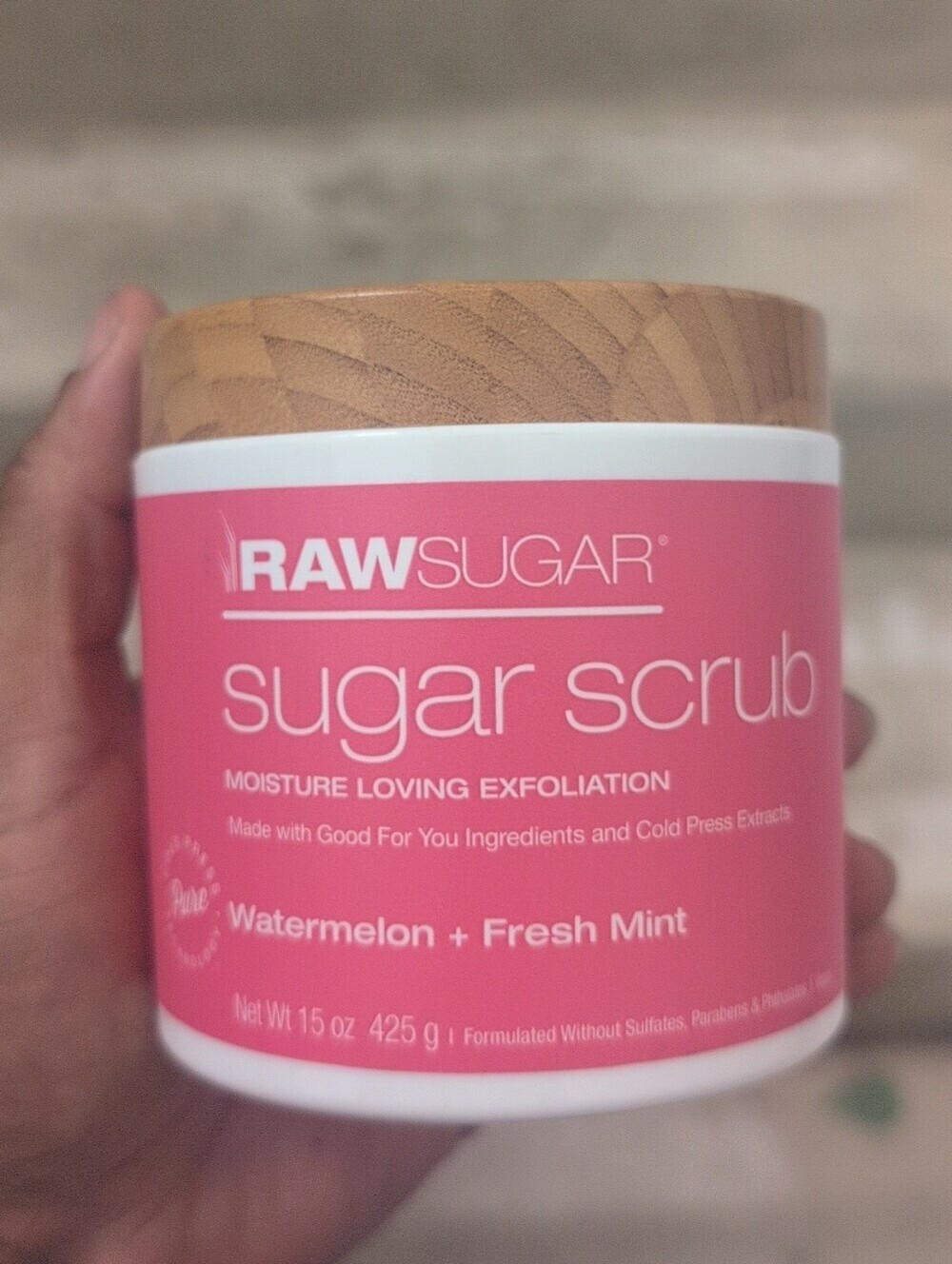 Raw Sugar Sugar Scrub 15oz 425g